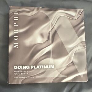 Morphe Going Platinum Palette - Sleek Silver Design